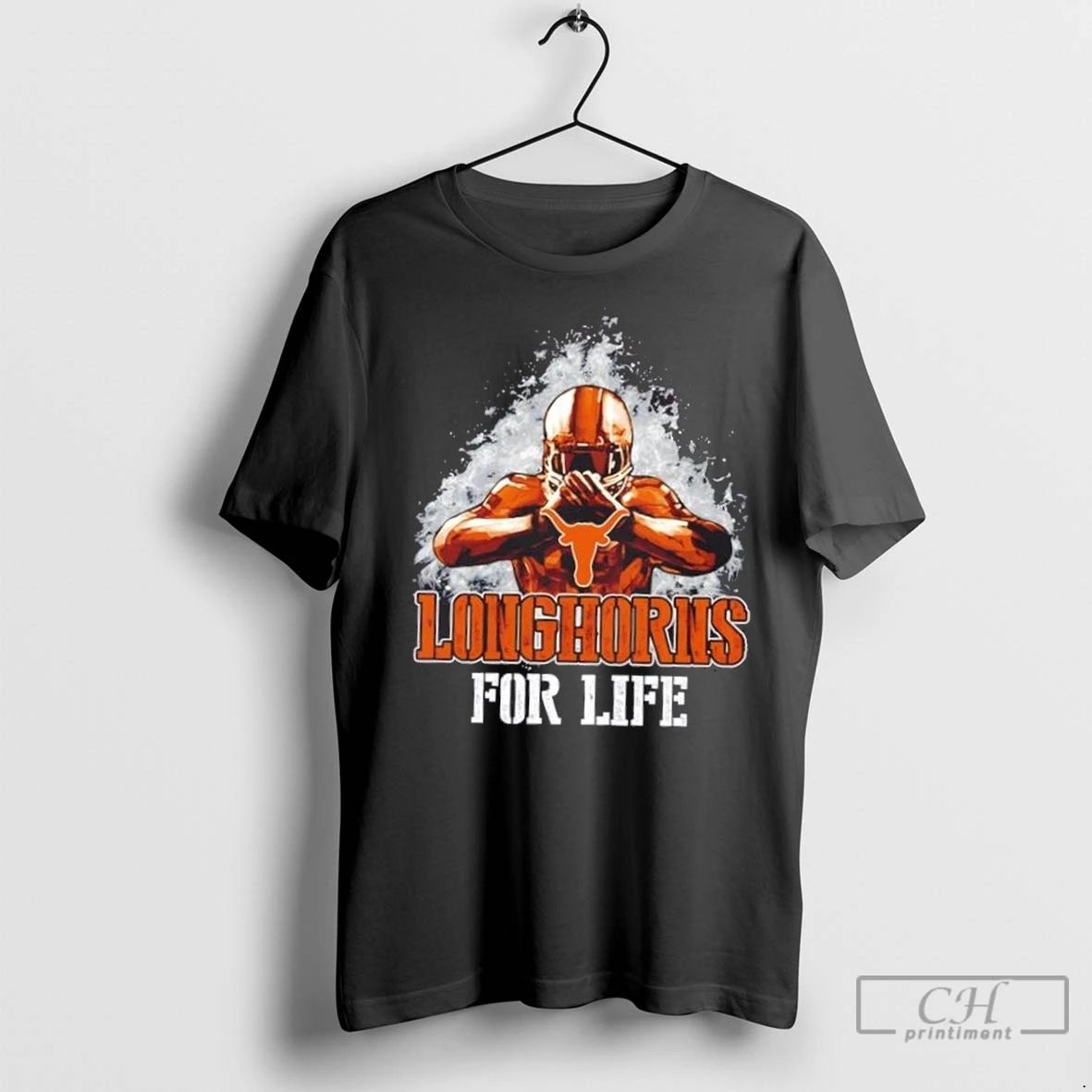 Premium Texas Longhorns Football For Life Unisex T-shirt, Sweatshirt, Hoodie, Long Sleeve Tee - T-Shirt, Sweatshirt, Hoodie