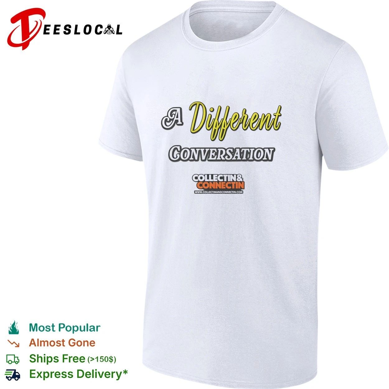 A Different Conversation Collectin and Connectin T-shirt Unisex T-shirt, Sweatshirt, Hoodie, Long Sleeve Tee - T-Shirt, Sweatshirt, Hoodie