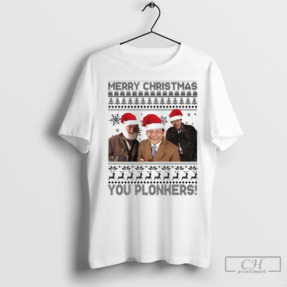 Premium Only Fools And Horses Merry Christmas You Plonkers Unisex T-shirt, Sweatshirt, Hoodie, Long Sleeve Tee - T-Shirt, Sweatshirt, Hoodie