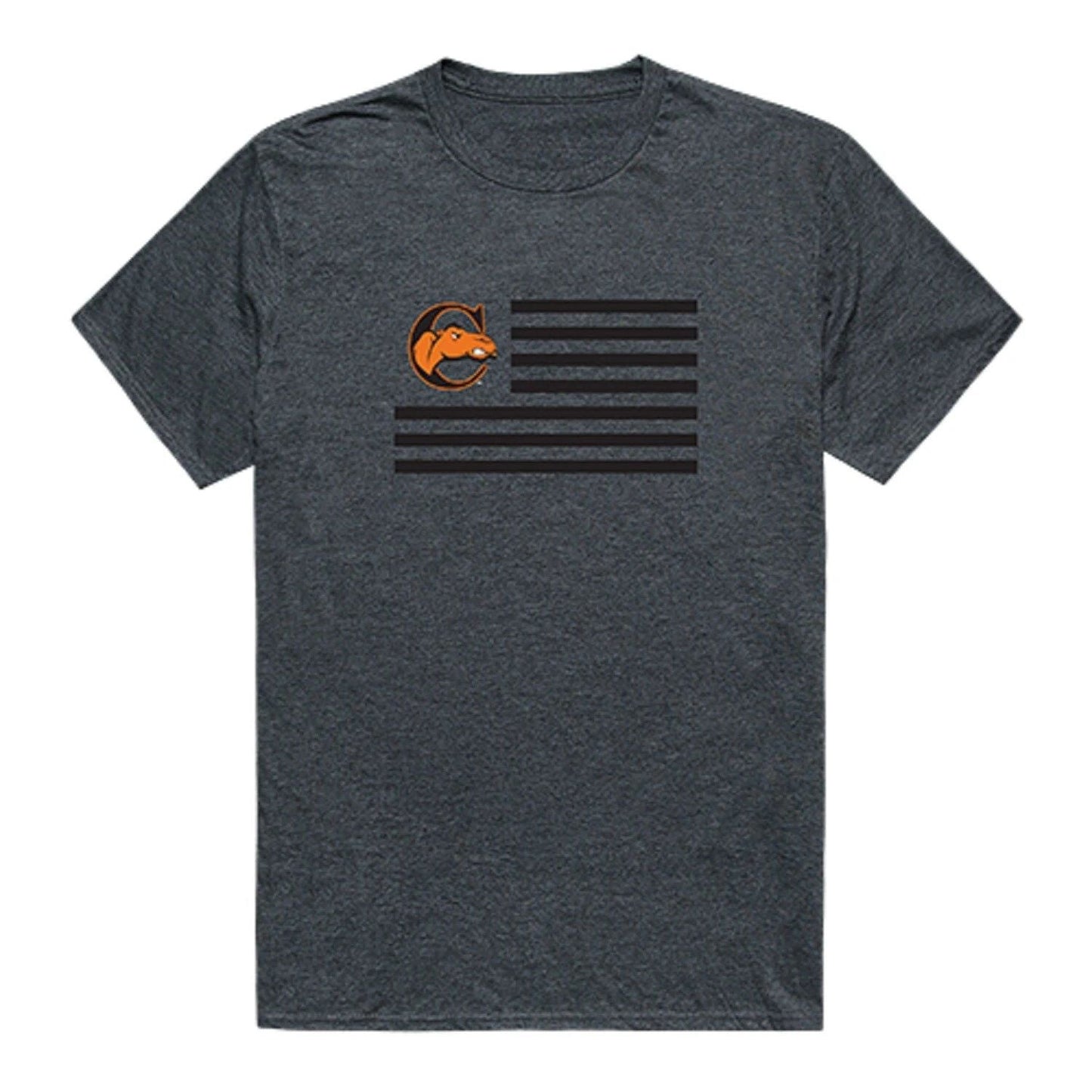 Campbell University Camels CU NCAA Cotton College Logo USA Flag T-Shirt S - 2XL Unisex T-shirt, Sweatshirt, Hoodie, Long Sleeve Tee - T-Shirt, Sweatshirt, Hoodie