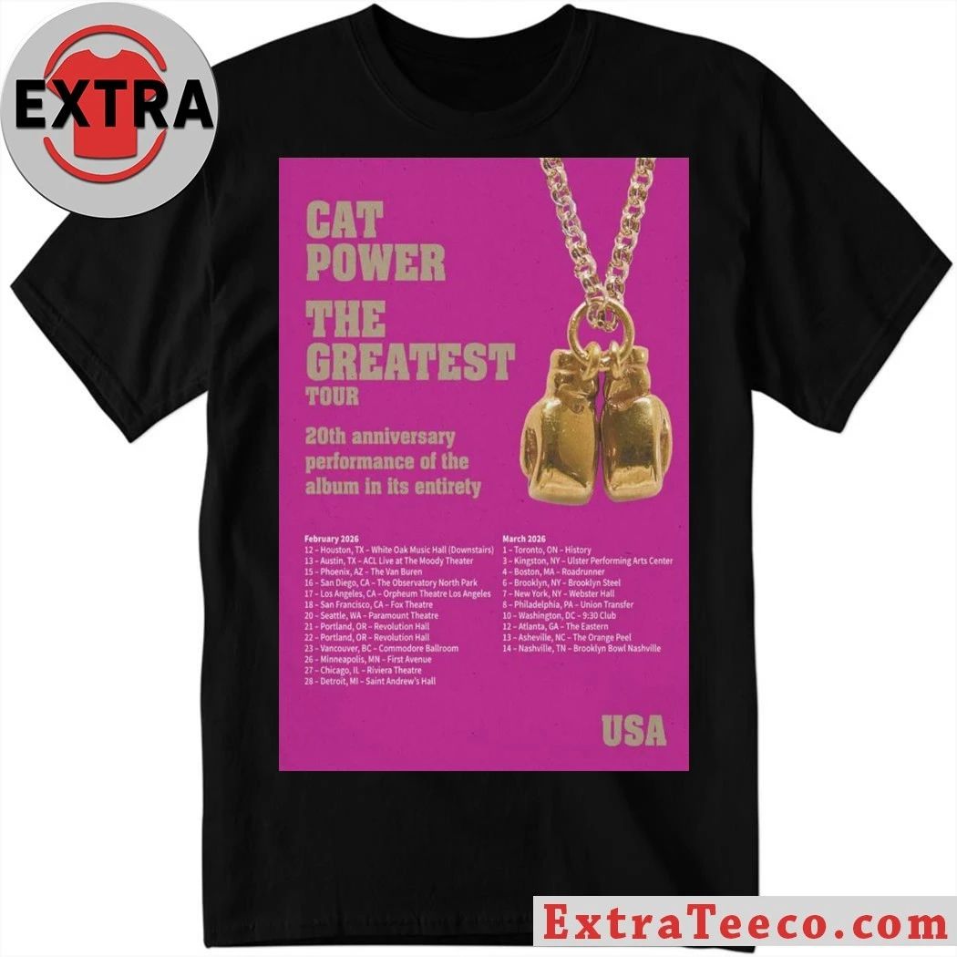 Poster CAT POWER Mar 10 2026 Washington, DC Shirt Unisex T-shirt, Sweatshirt, Hoodie, Long Sleeve Tee - T-Shirt, Sweatshirt, Hoodie