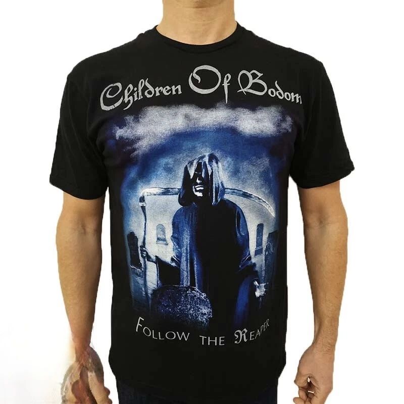 CHILDREN OF BODOM Follow The Reaper   Black T-Shirt Unisex T-shirt, Sweatshirt, Hoodie, Long Sleeve Tee - T-Shirt, Sweatshirt, Hoodie