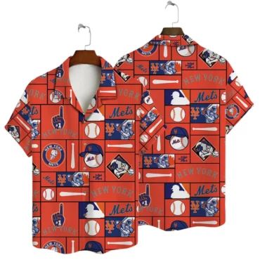 New York Mets Sunset Beach Hawaiian Shirt Unisex T-shirt, Sweatshirt, Hoodie, Long Sleeve Tee - T-Shirt, Sweatshirt, Hoodie