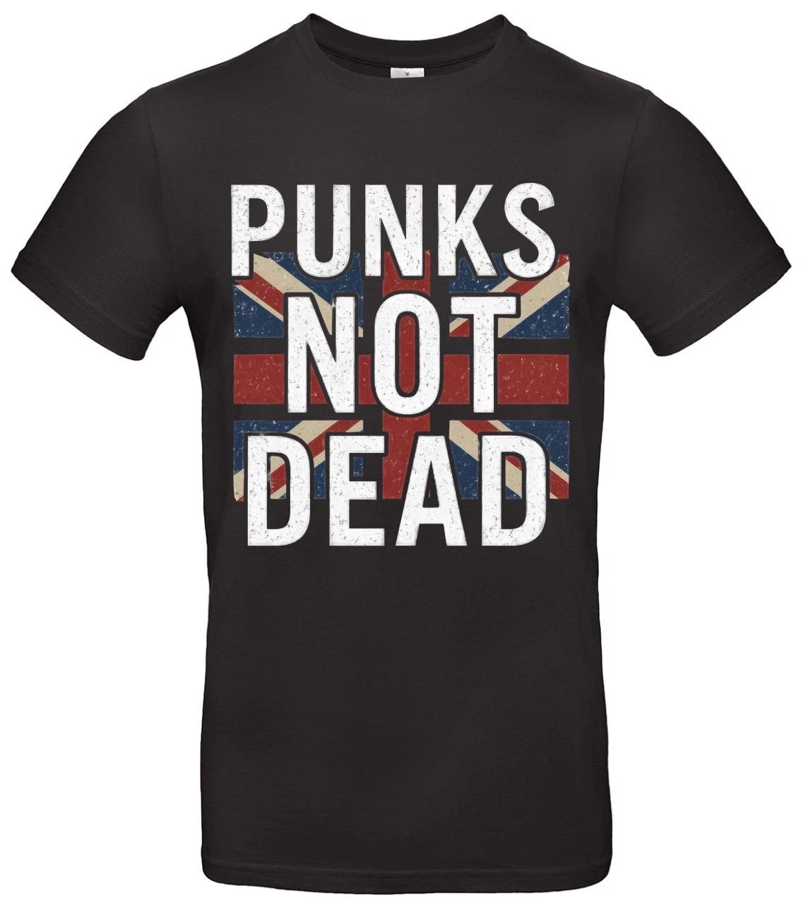 Punks Not Dead T-Shirt England Flag Rocker Punk Unisex Cotton Tee S-XXL Unisex T-shirt, Sweatshirt, Hoodie, Long Sleeve Tee - T-Shirt, Sweatshirt, Hoodie