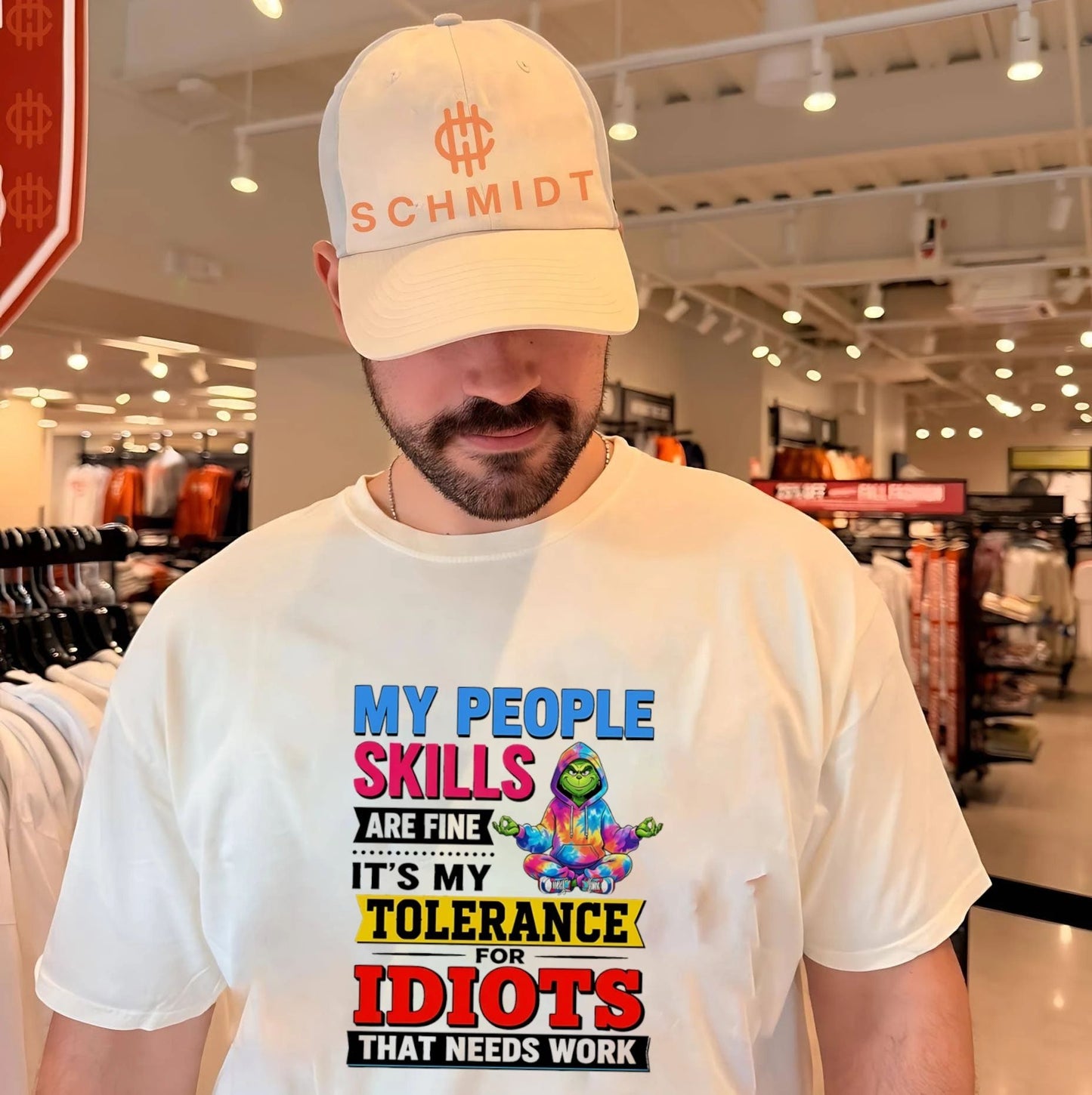 Grinch my people skills are fine its my tolerance for idiots that needs work shirt Unisex T-shirt, Sweatshirt, Hoodie, Long Sleeve Tee - T-Shirt, Sweatshirt, Hoodie