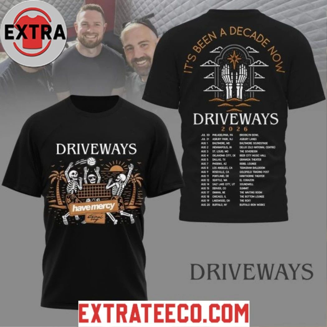 Driveways Its Been A Decade Now 2026 T-Shirt  Perfect Gift for Men & Women Unisex T-shirt, Sweatshirt, Hoodie, Long Sleeve Tee - T-Shirt, Sweatshirt, Hoodie