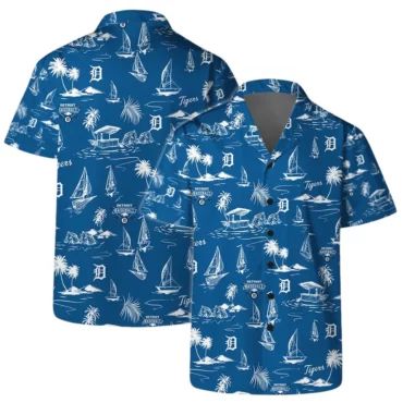 Detroit Tigers Island Breeze Hawaiian Shirt Unisex T-shirt, Sweatshirt, Hoodie, Long Sleeve Tee - T-Shirt, Sweatshirt, Hoodie