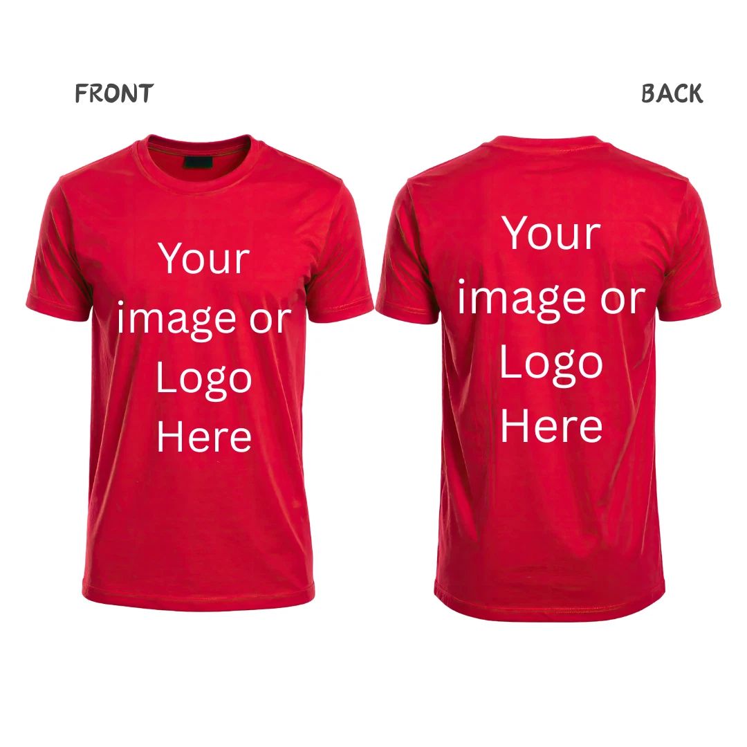 Custom Print Personalized T-shirt Front Back Chest Your Design Photo Logo Unisex Unisex T-shirt, Sweatshirt, Hoodie, Long Sleeve Tee - T-Shirt, Sweatshirt, Hoodie