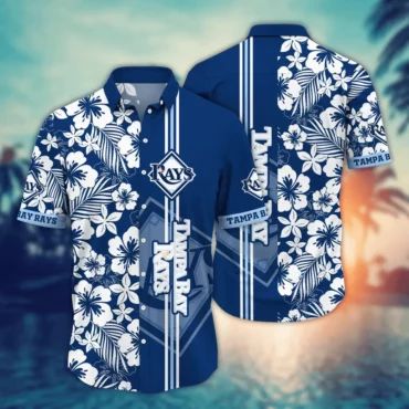 Tampa Bay Rays Island Hibiscus Hawaiian Shirt Unisex T-shirt, Sweatshirt, Hoodie, Long Sleeve Tee - T-Shirt, Sweatshirt, Hoodie