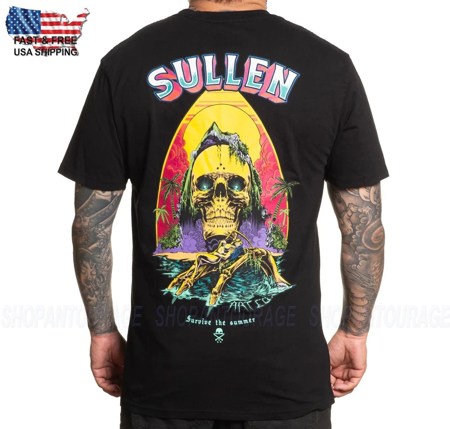 Sullen Art Collective Survival Premium Fit SCM6606 Short Sleeve T-shirt For Men Unisex T-shirt, Sweatshirt, Hoodie, Long Sleeve Tee - T-Shirt, Sweatshirt, Hoodie