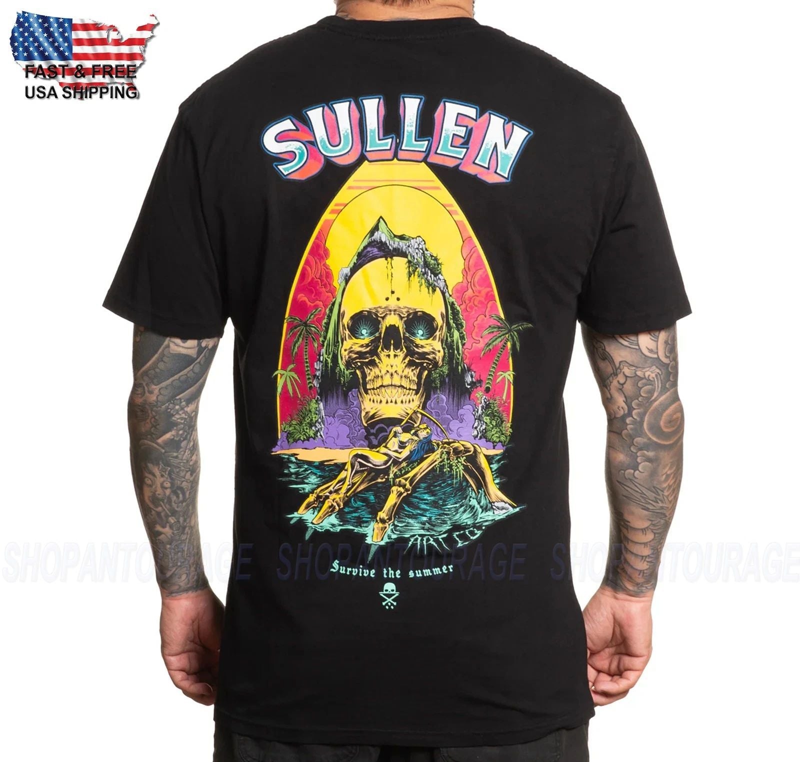 Sullen Art Collective Survival Premium Fit SCM6606 Short Sleeve T-shirt For Men Unisex T-shirt, Sweatshirt, Hoodie, Long Sleeve Tee - T-Shirt, Sweatshirt, Hoodie