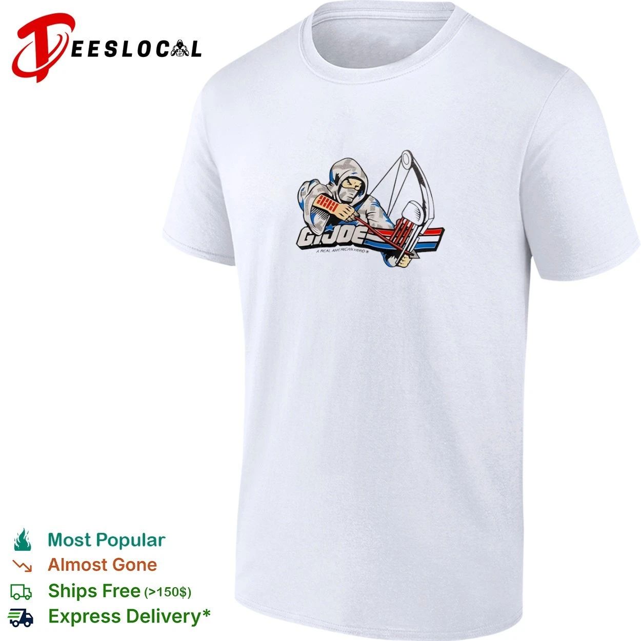 GI Joe A Real American Hero Ninja Archer T-shirt Unisex T-shirt, Sweatshirt, Hoodie, Long Sleeve Tee - T-Shirt, Sweatshirt, Hoodie
