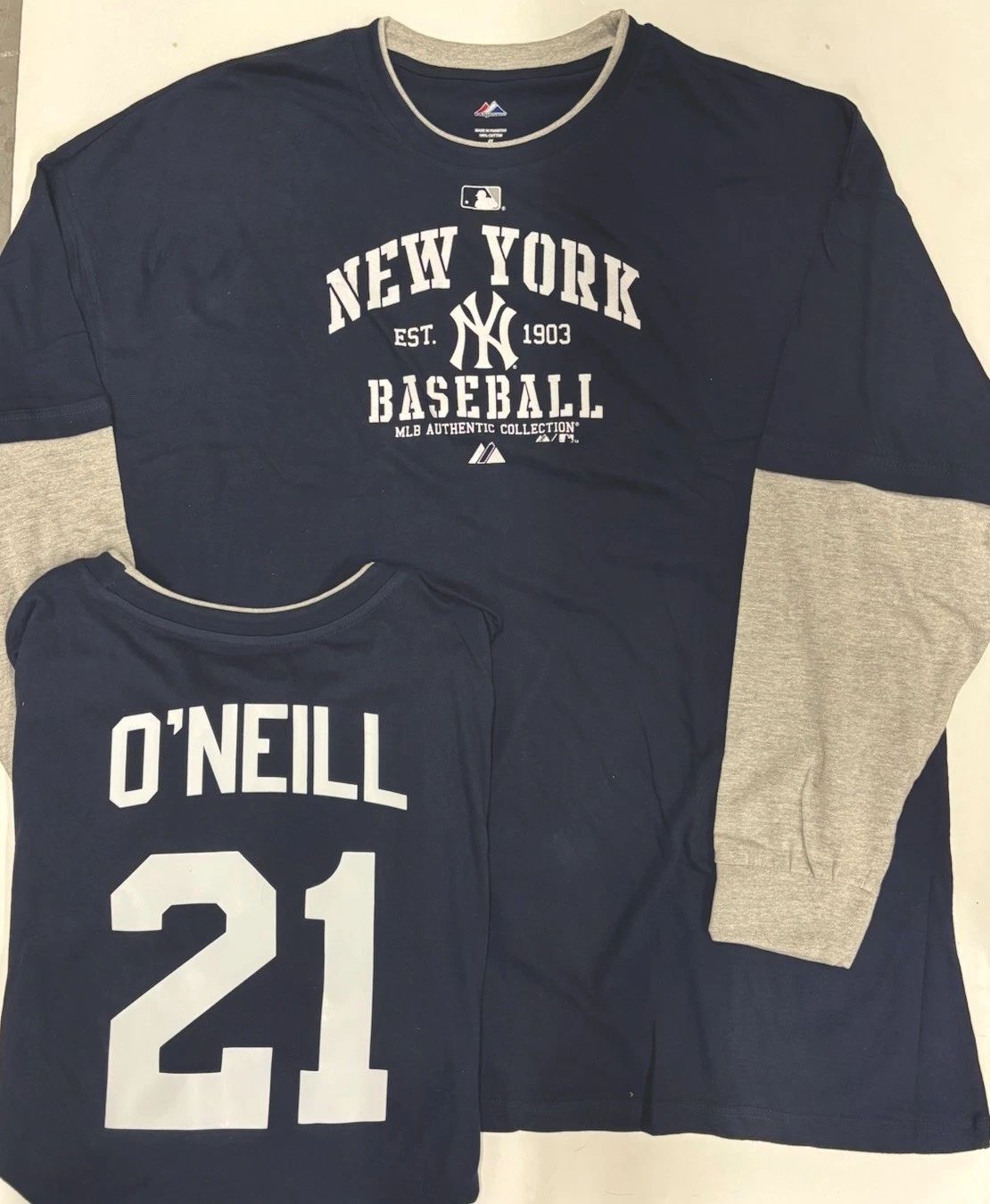 Paul O'neill Mens 4x Yankees Long Sleeve Shirt MLB New Unisex T-shirt, Sweatshirt, Hoodie, Long Sleeve Tee - T-Shirt, Sweatshirt, Hoodie