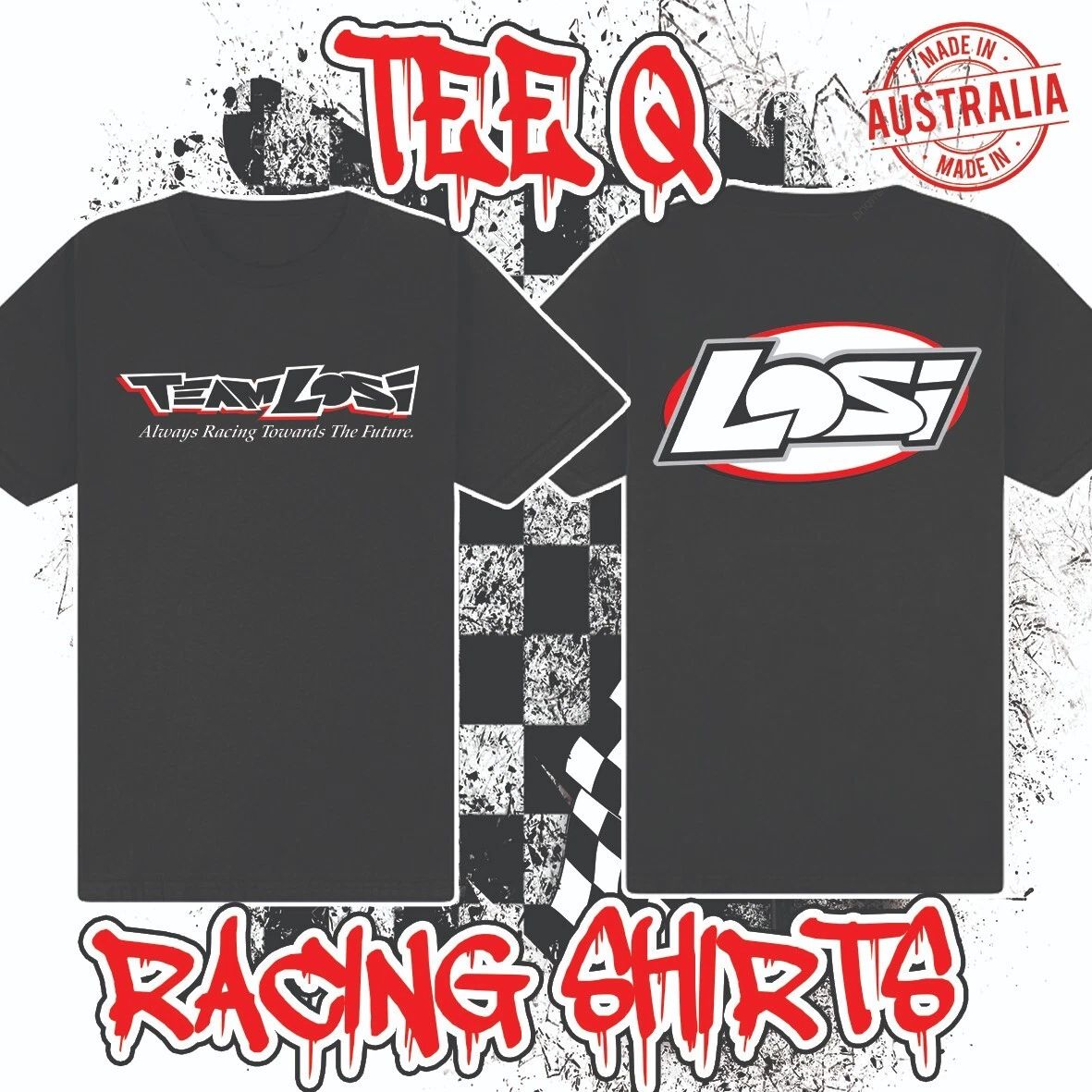 Team Losi LOGO ~ Premium Black Gildan Cotton Tee RC Car Racing Unisex T-shirt, Sweatshirt, Hoodie, Long Sleeve Tee - T-Shirt, Sweatshirt, Hoodie
