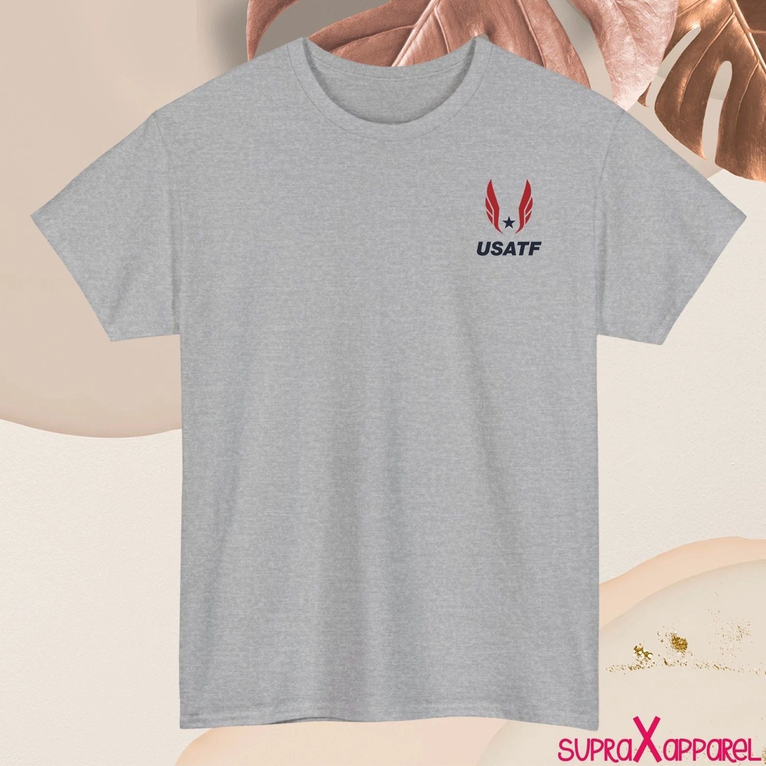 USATF USA Track & Field Logo Mens T-Shirt Cotton Graphic Tee Made in USA S-5XL Unisex T-shirt, Sweatshirt, Hoodie, Long Sleeve Tee - T-Shirt, Sweatshirt, Hoodie