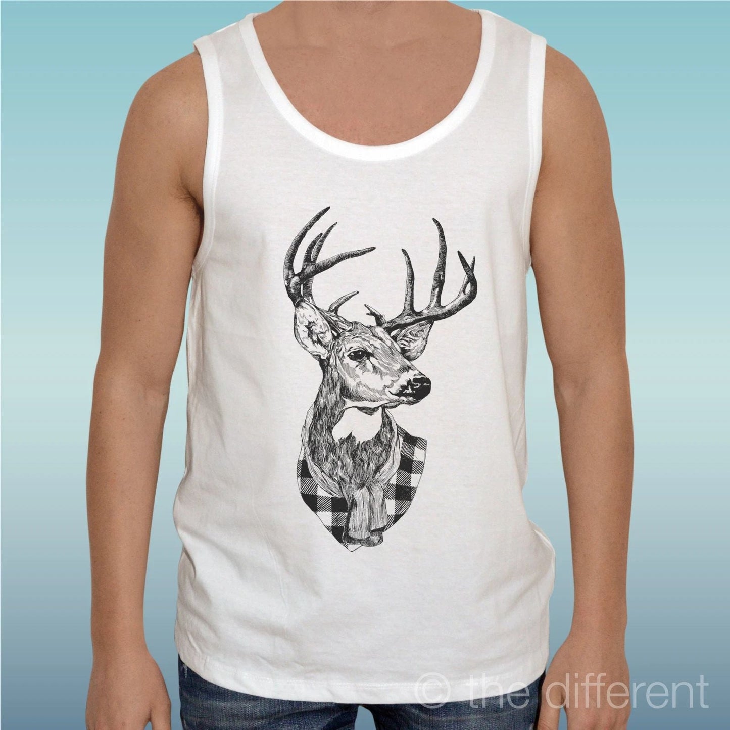 Canotta T-Shirt " Deer " Gift Idea Road To Happiness Unisex T-shirt, Sweatshirt, Hoodie, Long Sleeve Tee - T-Shirt, Sweatshirt, Hoodie