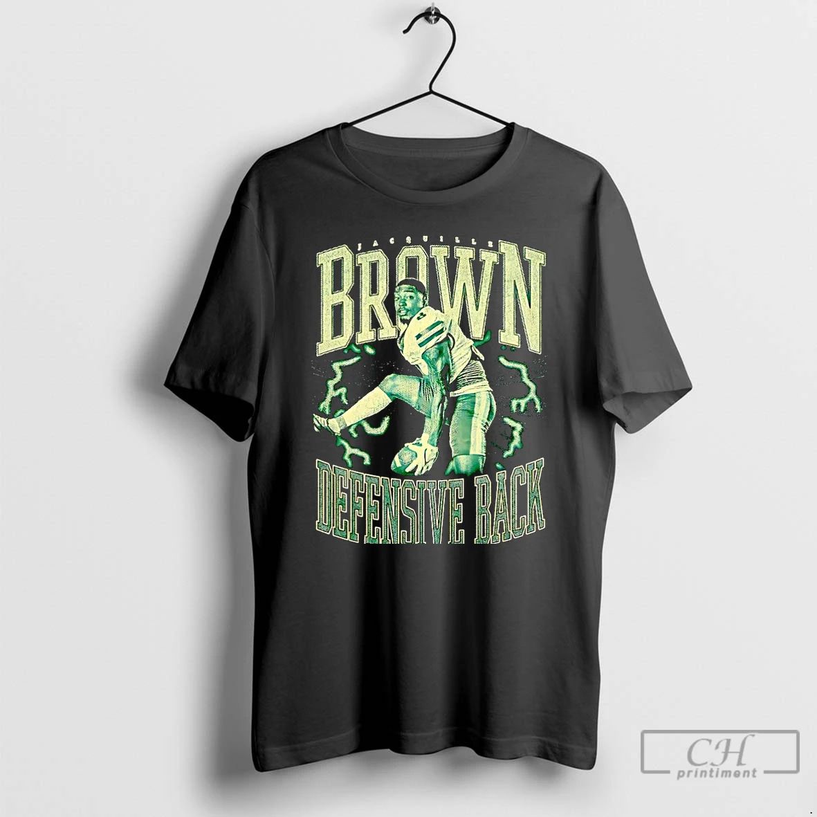 Premium Jacquille Brown Defensive Back Vintage Christmas T Shirts Unisex T-shirt, Sweatshirt, Hoodie, Long Sleeve Tee - T-Shirt, Sweatshirt, Hoodie