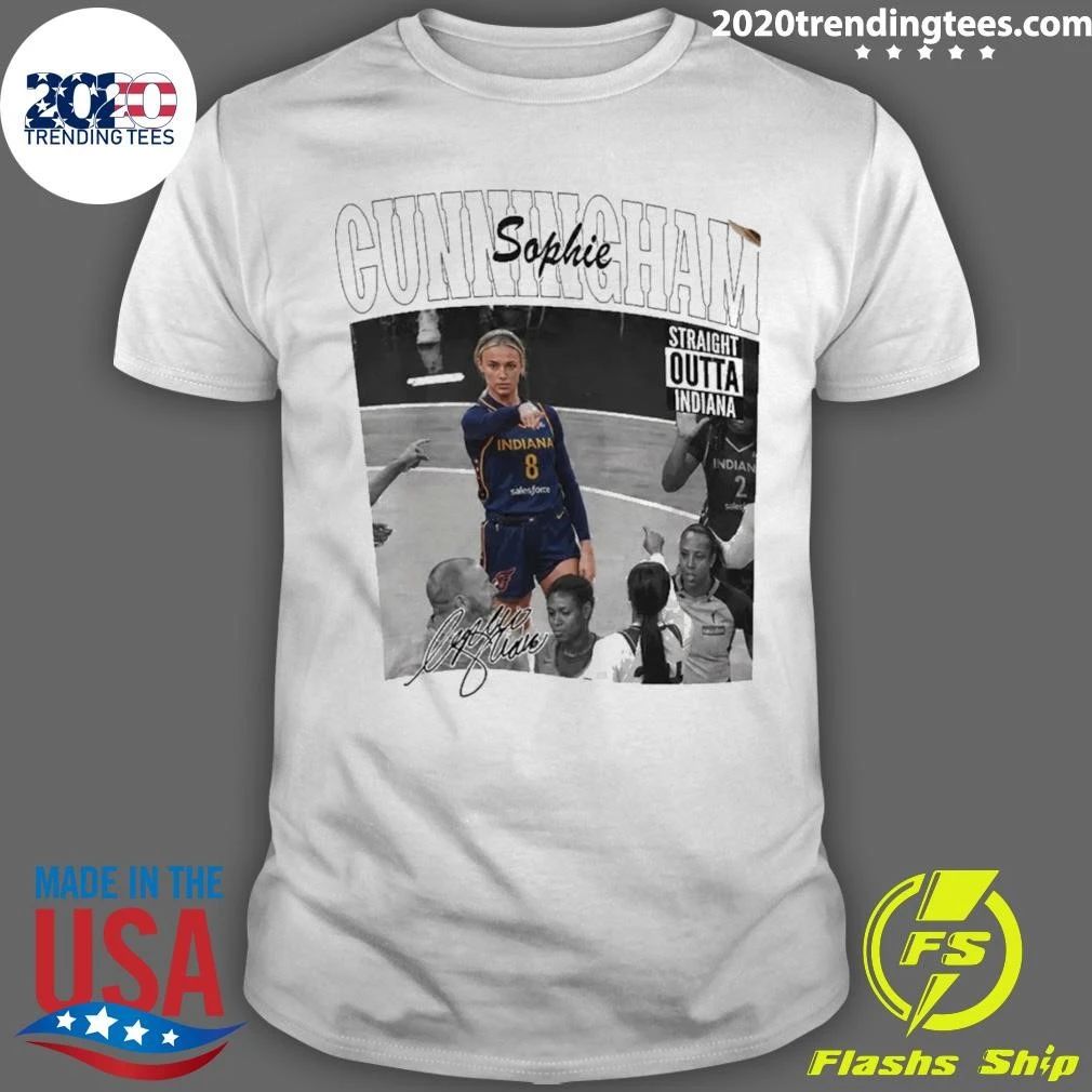 Sophie Cunningham Wnba Signature Point God Straight Outta Indiana Shirt Unisex T-shirt, Sweatshirt, Hoodie, Long Sleeve Tee - T-Shirt, Sweatshirt, Hoodie