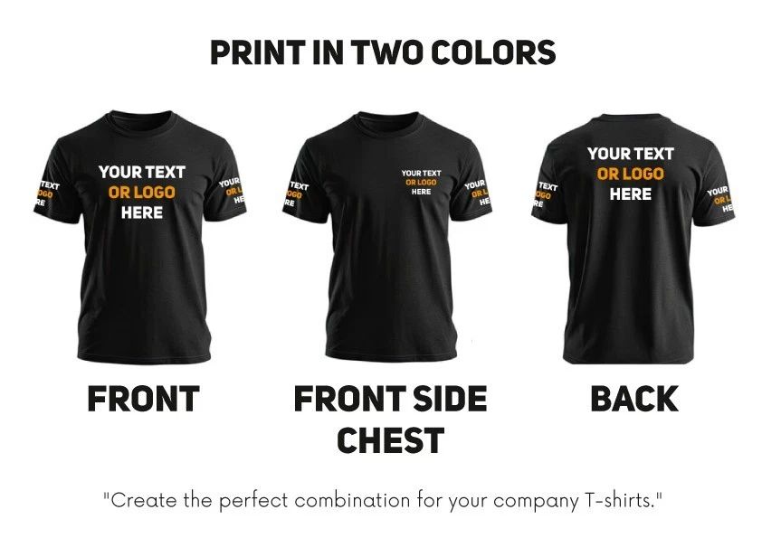 Personalised Custom Printed T-Shirt Fruit of the Loom Add Your Logo/Text Unisex Unisex T-shirt, Sweatshirt, Hoodie, Long Sleeve Tee - T-Shirt, Sweatshirt, Hoodie