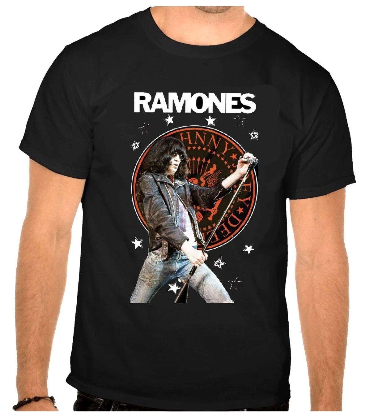 Ramones Rock Music Logo Black T-Shirt -1232 Unisex T-shirt, Sweatshirt, Hoodie, Long Sleeve Tee - T-Shirt, Sweatshirt, Hoodie