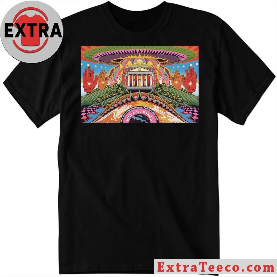 Billy Strings April 18 2026 John Paul Jones Arena Show Poster Shirt Unisex T-shirt, Sweatshirt, Hoodie, Long Sleeve Tee - T-Shirt, Sweatshirt, Hoodie