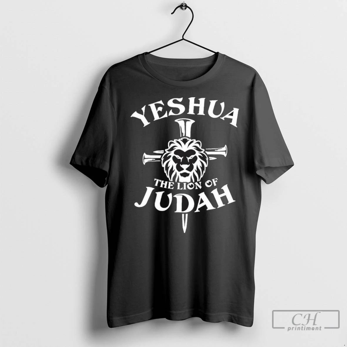 Premium Yeshua Lion Of Judah Bible Verse Christian Faith Religious Unisex T-shirt, Sweatshirt, Hoodie, Long Sleeve Tee - T-Shirt, Sweatshirt, Hoodie