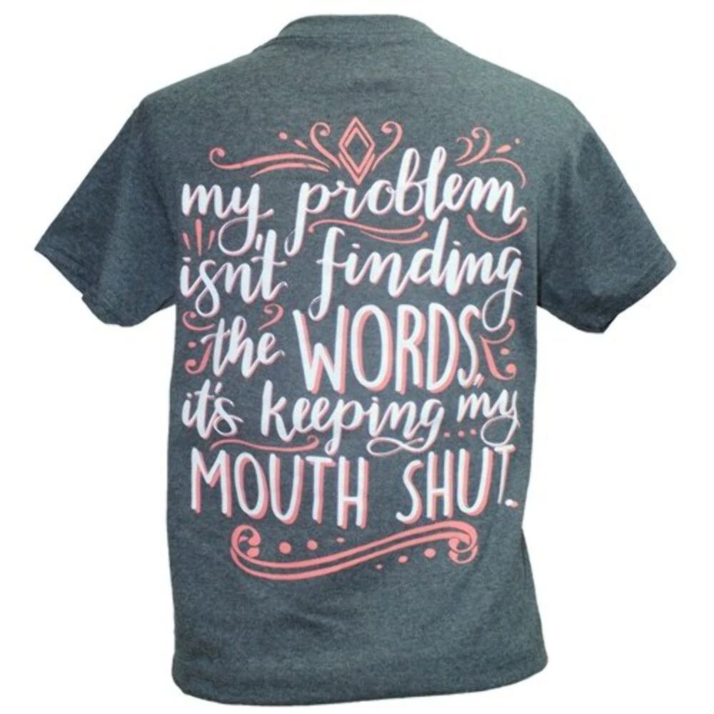 Southern Attitude Preppy Keep My Mouth Shut T-Shirt Unisex T-shirt, Sweatshirt, Hoodie, Long Sleeve Tee - T-Shirt, Sweatshirt, Hoodie