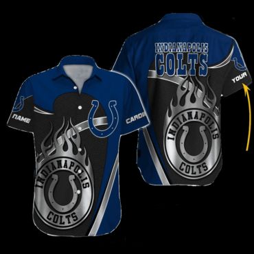 Personalized Indianapolis Colts Paradise Rush Hawaiian Shirt Unisex T-shirt, Sweatshirt, Hoodie, Long Sleeve Tee - T-Shirt, Sweatshirt, Hoodie