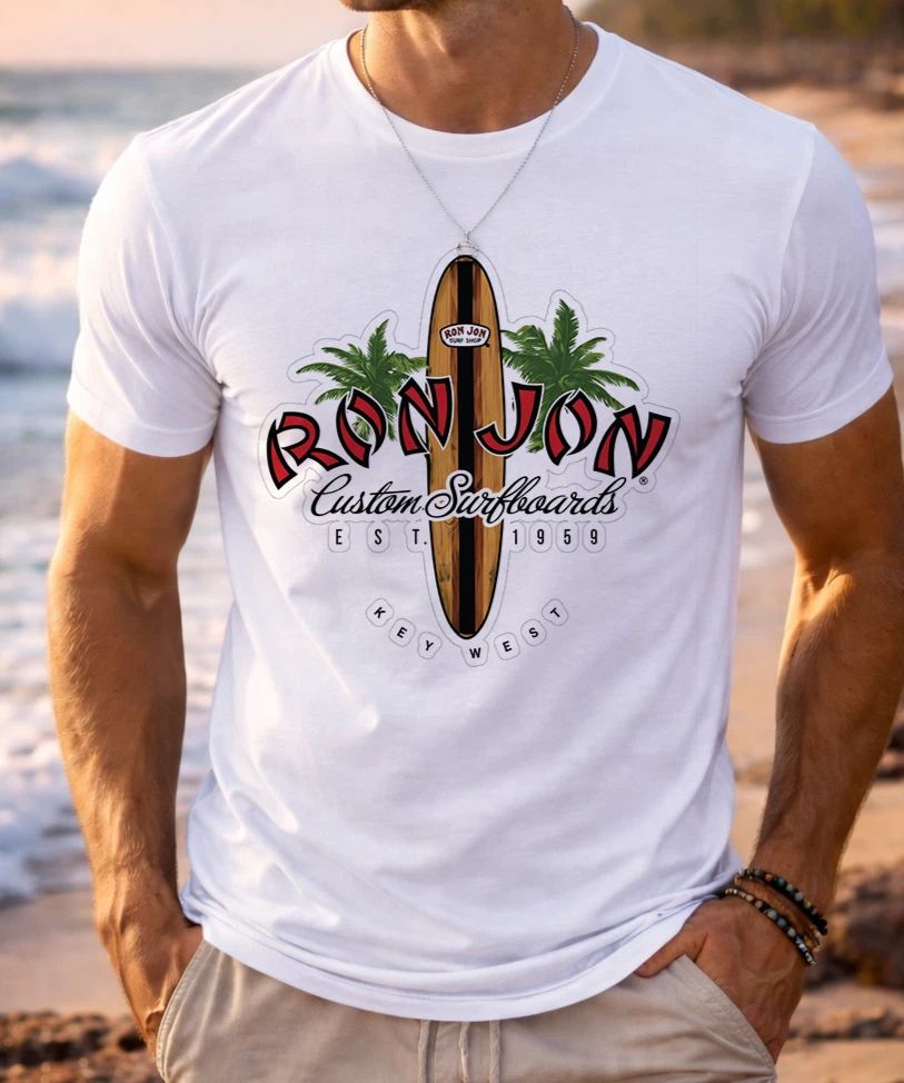 Custom Graphic T-Shirt ron jon surfboard style Tee Unisex Any Size Unisex T-shirt, Sweatshirt, Hoodie, Long Sleeve Tee - T-Shirt, Sweatshirt, Hoodie