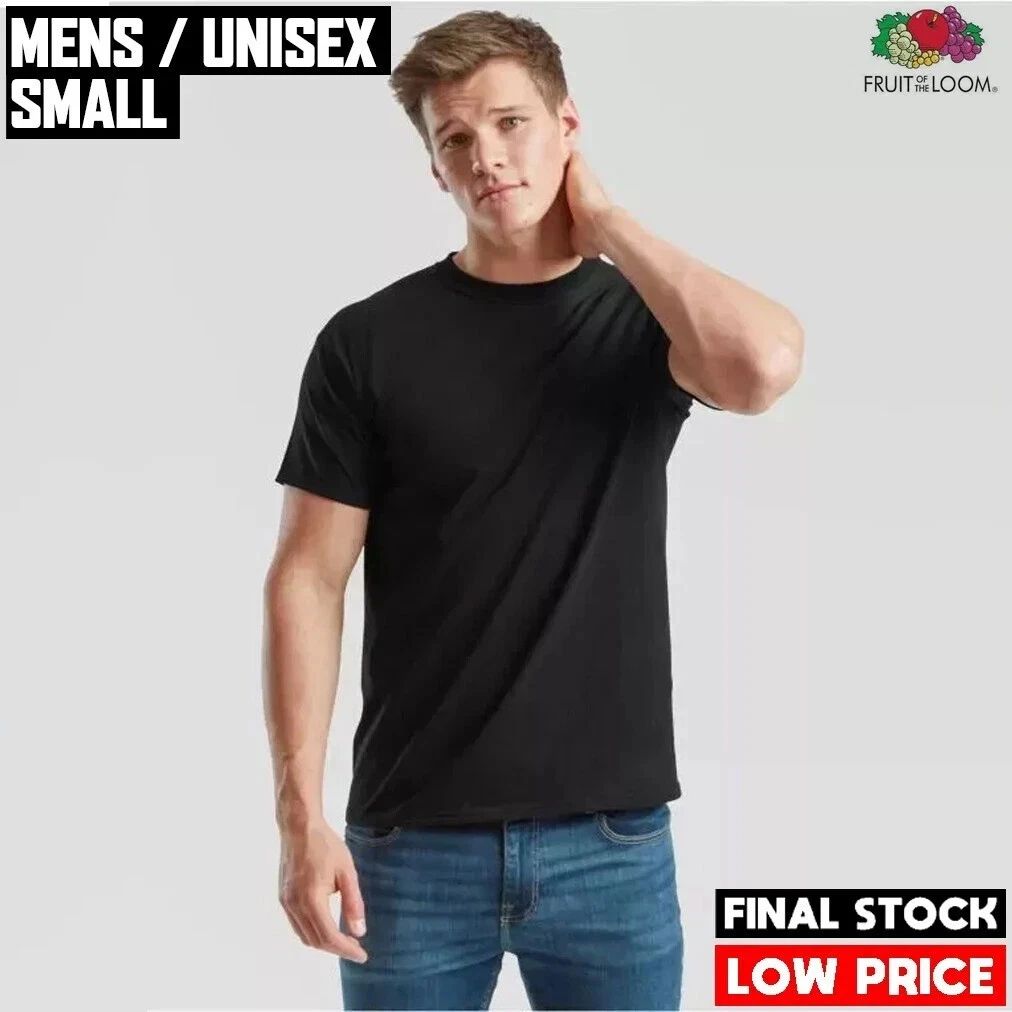 Fruit of the Loom Super Premium T Shirt S Mens Unisex Short Sleeve Plain FOTL Unisex T-shirt, Sweatshirt, Hoodie, Long Sleeve Tee - T-Shirt, Sweatshirt, Hoodie