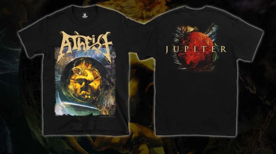 Atheist  Jupiter  Official Band Merch T-Shirt (Size S5XL) Unisex T-shirt, Sweatshirt, Hoodie, Long Sleeve Tee - T-Shirt, Sweatshirt, Hoodie