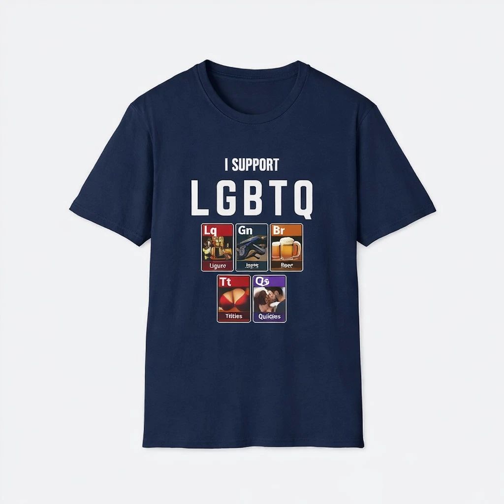 I Support LGBTQ Shirt, Funny Meme Shirt, 100% Cotton Unisex Shirt, Trendy Shirt Unisex T-shirt, Sweatshirt, Hoodie, Long Sleeve Tee - T-Shirt, Sweatshirt, Hoodie