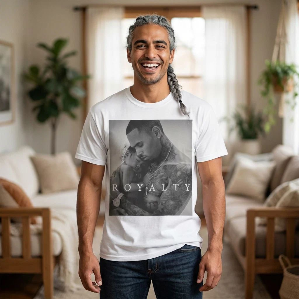 Royalty Portrait T-shirt | Black & White Photo Graphic Unisex T-shirt, Sweatshirt, Hoodie, Long Sleeve Tee - T-Shirt, Sweatshirt, Hoodie