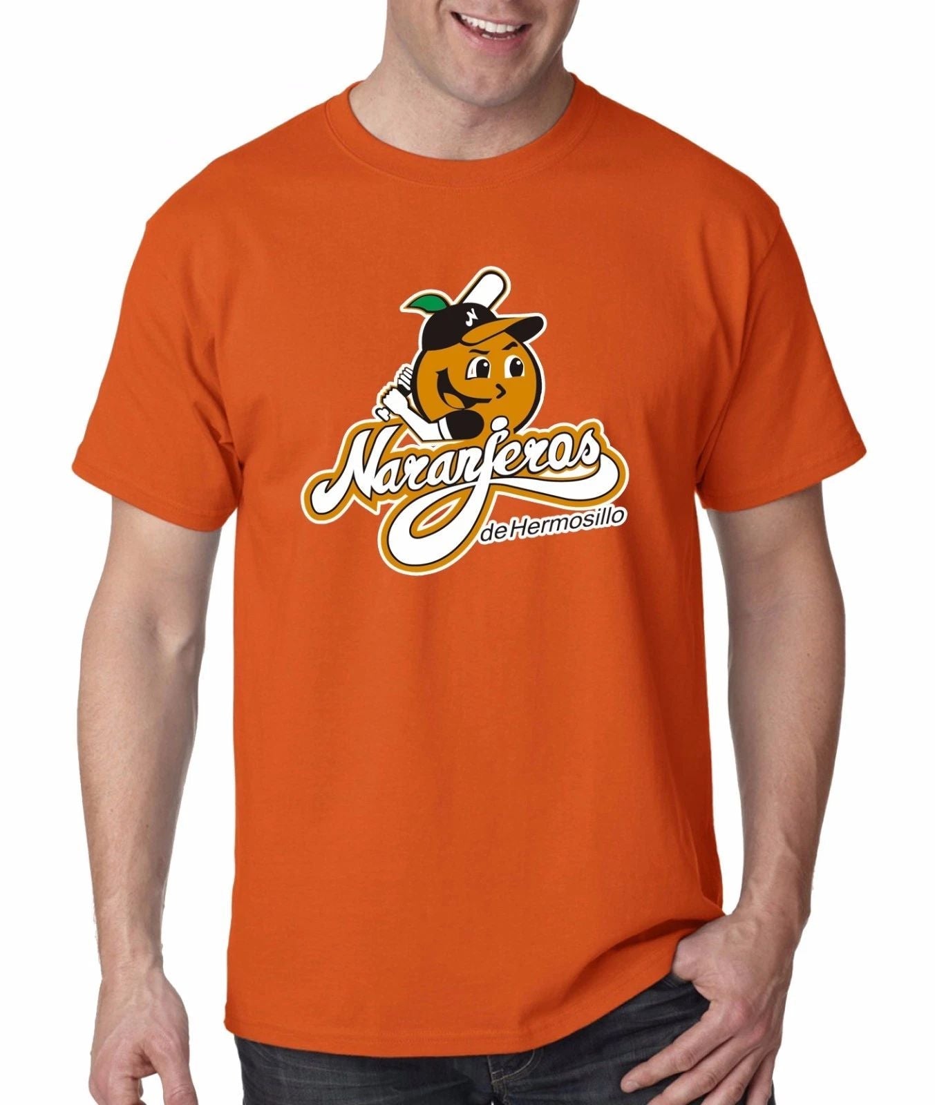 Baseball Naranjeros de Hermosillo T-Shirt for Men's Color Orange 100% Cotton Unisex T-shirt, Sweatshirt, Hoodie, Long Sleeve Tee - T-Shirt, Sweatshirt, Hoodie