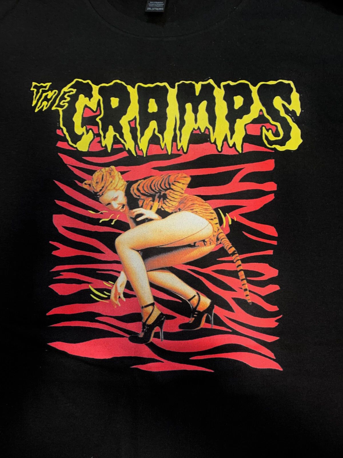 The Cramps : Can Yer Pussy Do The Dog : BLACK VERSION T-SHIRT - NEW Unisex T-shirt, Sweatshirt, Hoodie, Long Sleeve Tee - T-Shirt, Sweatshirt, Hoodie