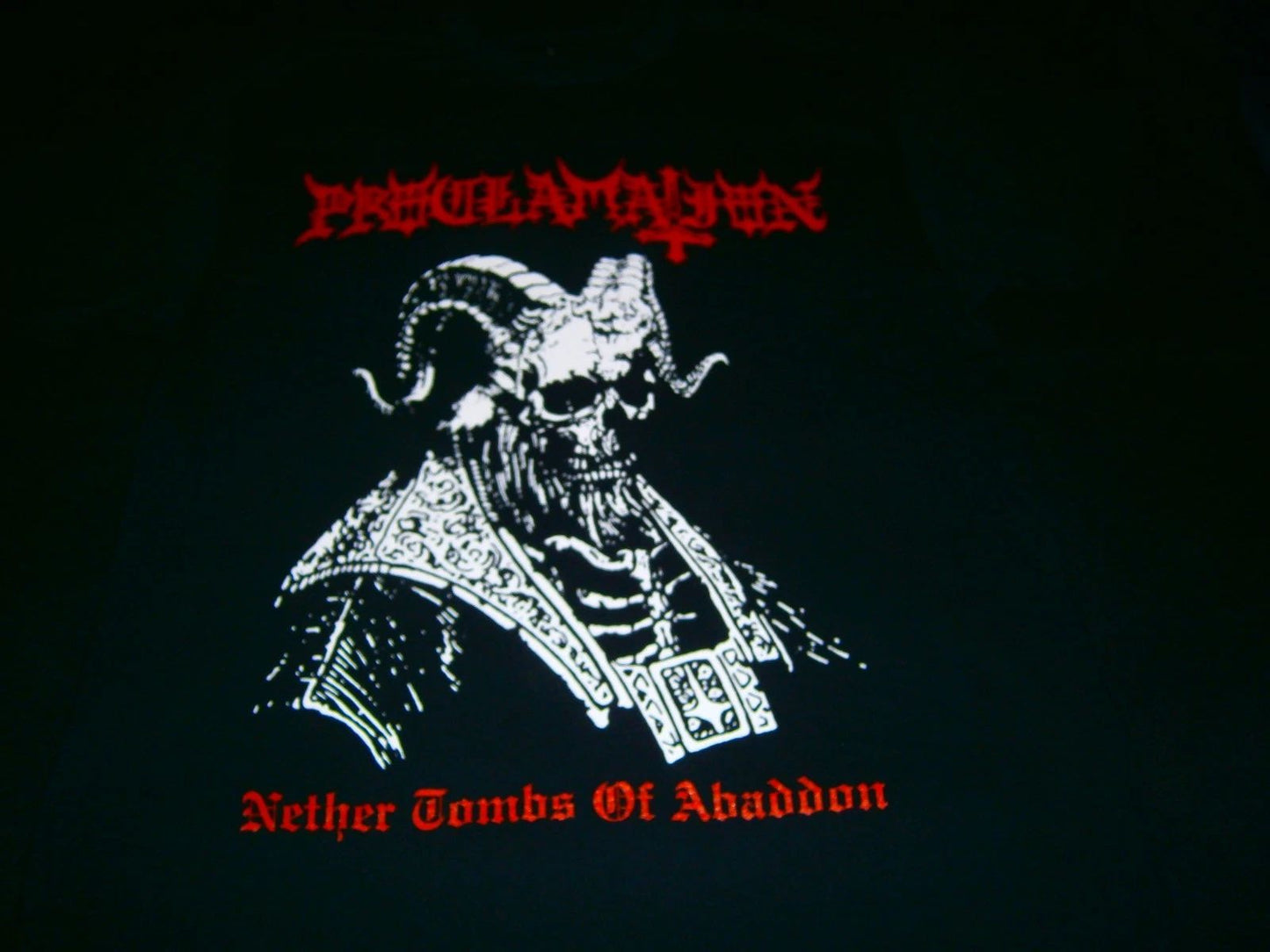 PROCLAMATION - Nether Tombs of Abaddon. Large T-Shirt Unisex T-shirt, Sweatshirt, Hoodie, Long Sleeve Tee - T-Shirt, Sweatshirt, Hoodie