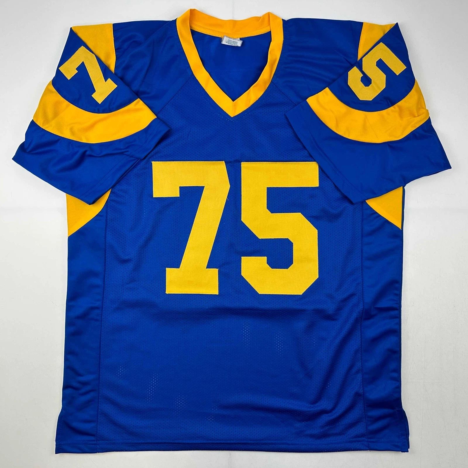 Deacon Jones Los Angeles LA Blue Reprint Jersey Unisex T-shirt, Sweatshirt, Hoodie, Long Sleeve Tee - T-Shirt, Sweatshirt, Hoodie