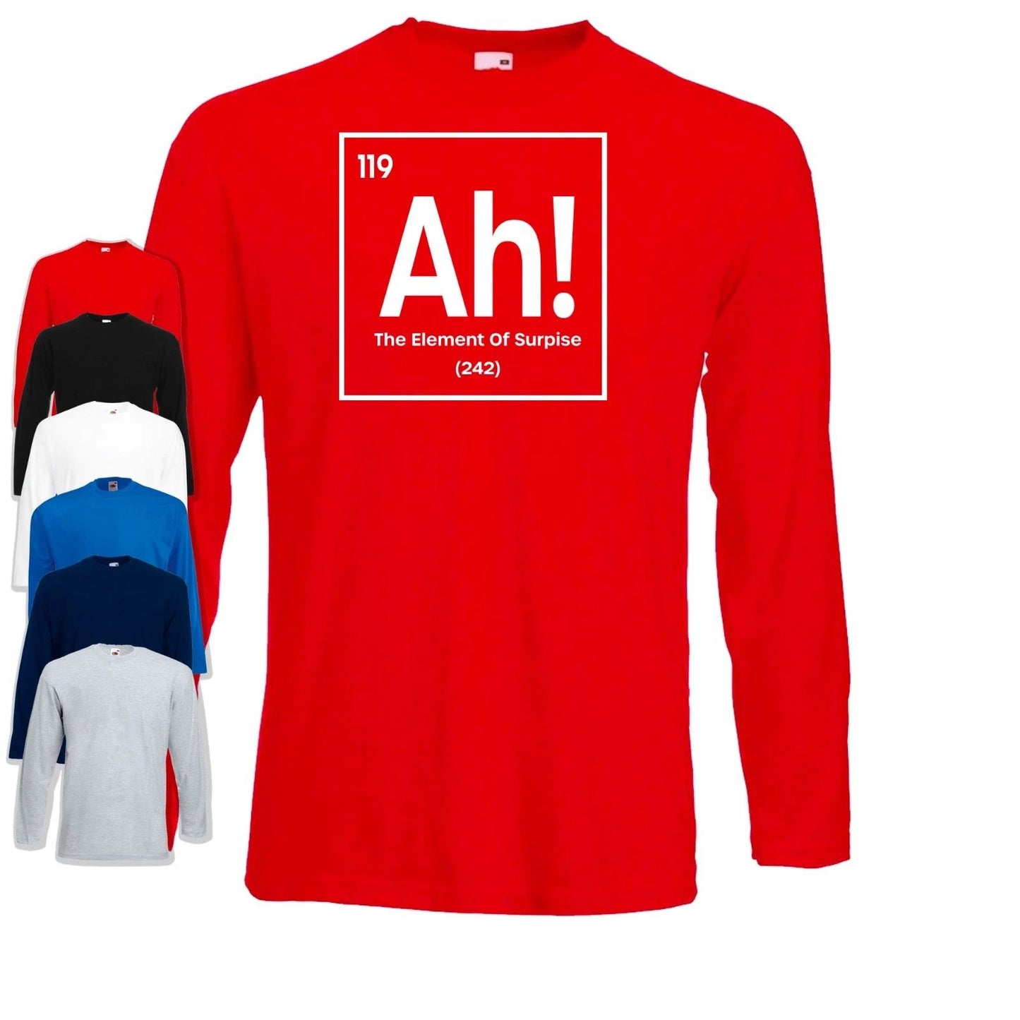 Ah! Element of Surprise Long Sleeve T-Shirt | Project Hail Mary Ryland Grace Unisex T-shirt, Sweatshirt, Hoodie, Long Sleeve Tee - T-Shirt, Sweatshirt, Hoodie
