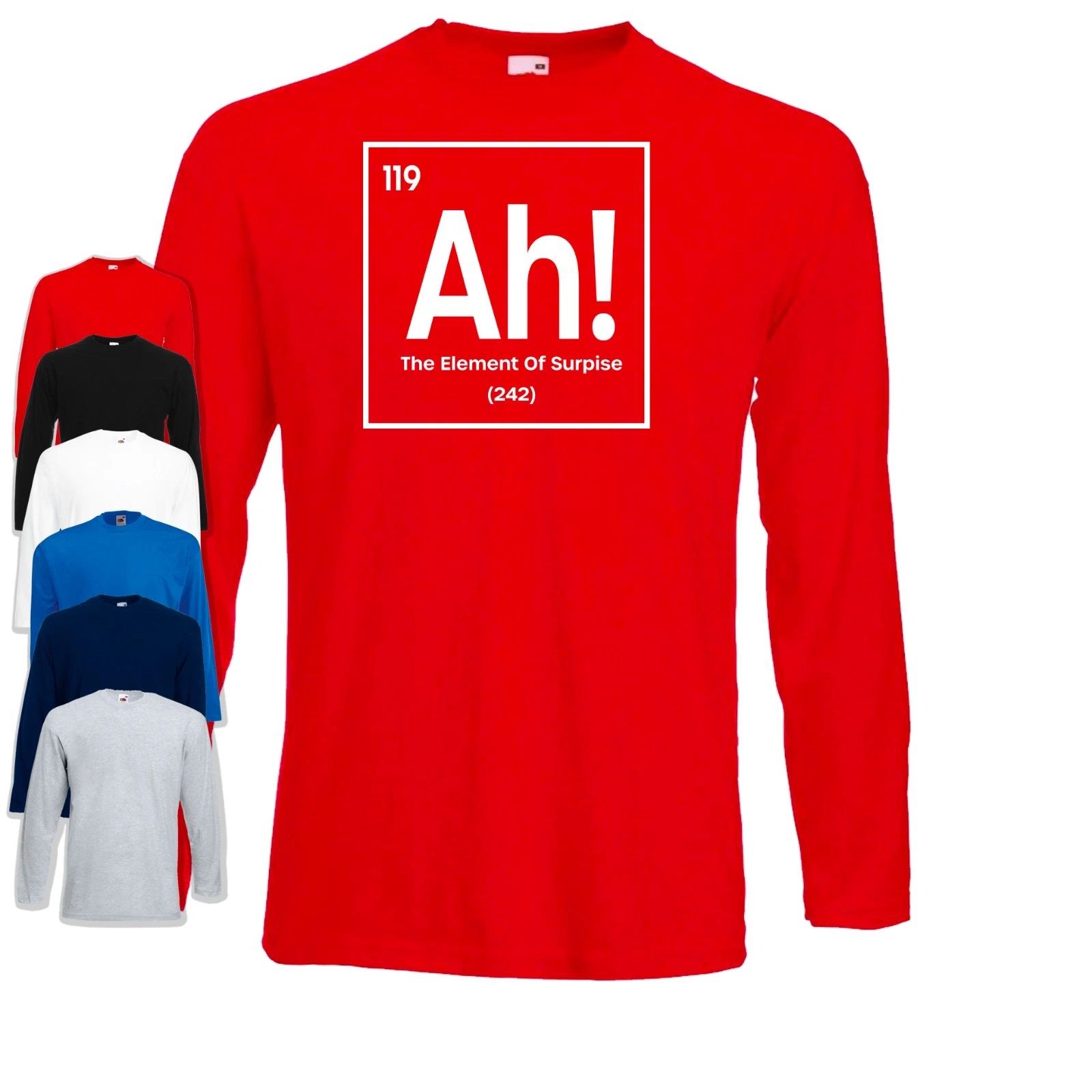 Ah! Element of Surprise Long Sleeve T-Shirt | Project Hail Mary Ryland Grace Unisex T-shirt, Sweatshirt, Hoodie, Long Sleeve Tee - T-Shirt, Sweatshirt, Hoodie