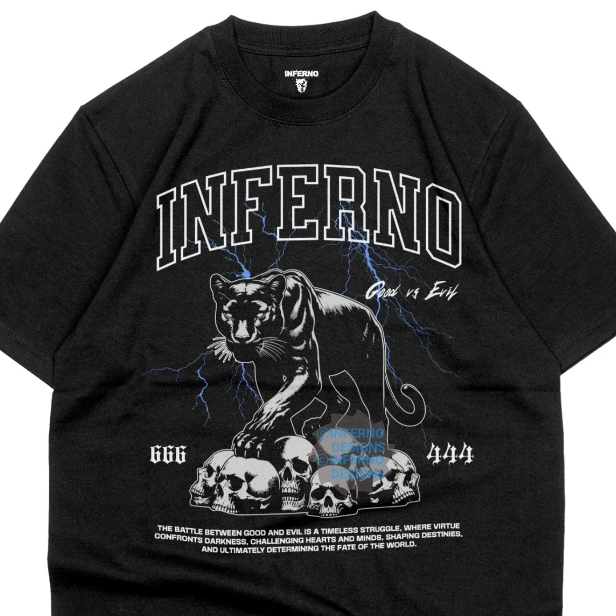 Inferno Good vs Evil Gym Shirt, Pump Cover tshirt, Fitness Workout T-shirt Unisex T-shirt, Sweatshirt, Hoodie, Long Sleeve Tee - T-Shirt, Sweatshirt, Hoodie