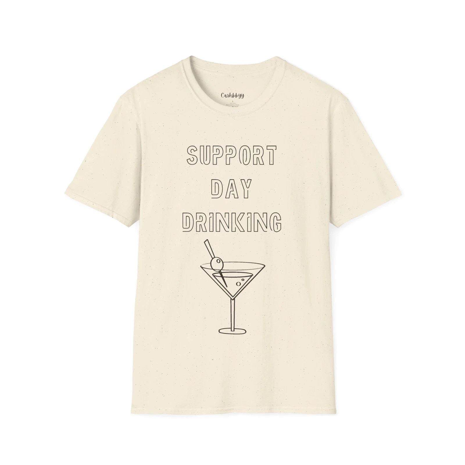 Support Day Drinking Graphic Tee - Fun and Stylish Shirt for Casual Enjoyment Unisex T-shirt, Sweatshirt, Hoodie, Long Sleeve Tee - T-Shirt, Sweatshirt, Hoodie