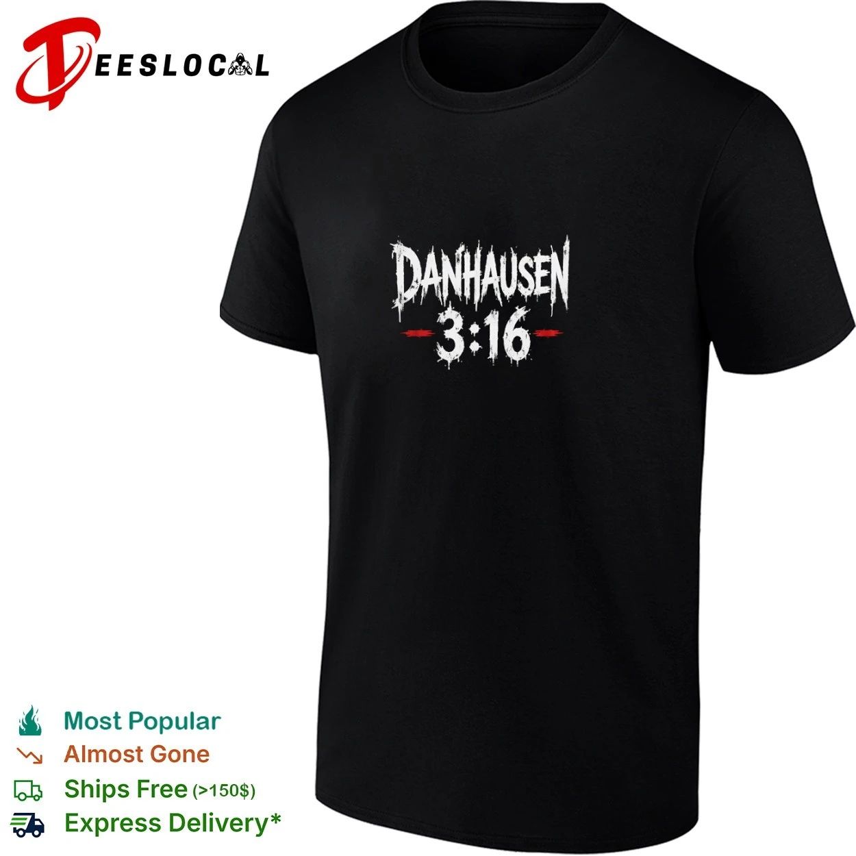 Danhausen 3 16 AEW Wrestling Stone Cold T-shirt Unisex T-shirt, Sweatshirt, Hoodie, Long Sleeve Tee - T-Shirt, Sweatshirt, Hoodie