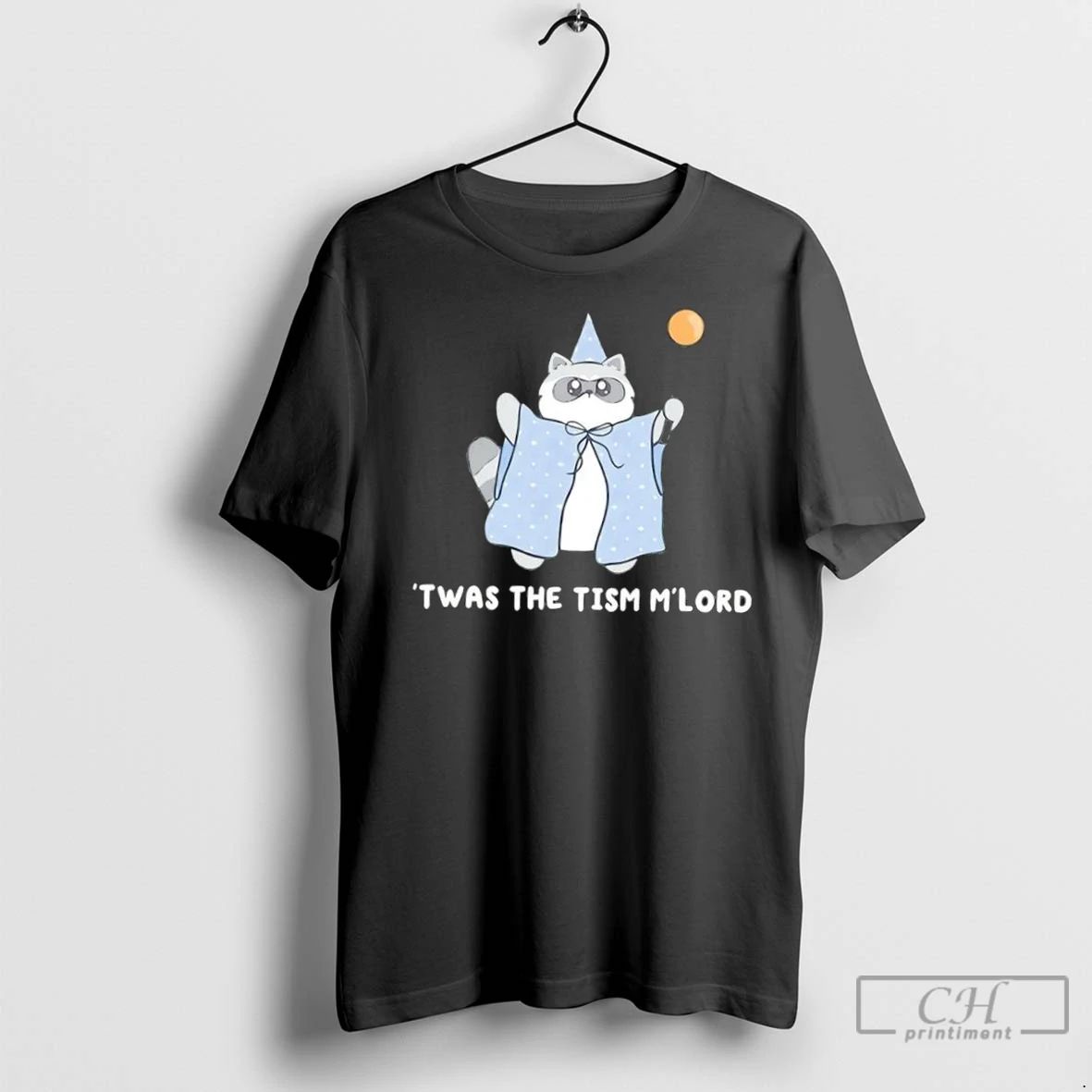 Premium Twas The Tism Mlord Raccoon Unisex T-shirt, Sweatshirt, Hoodie, Long Sleeve Tee - T-Shirt, Sweatshirt, Hoodie