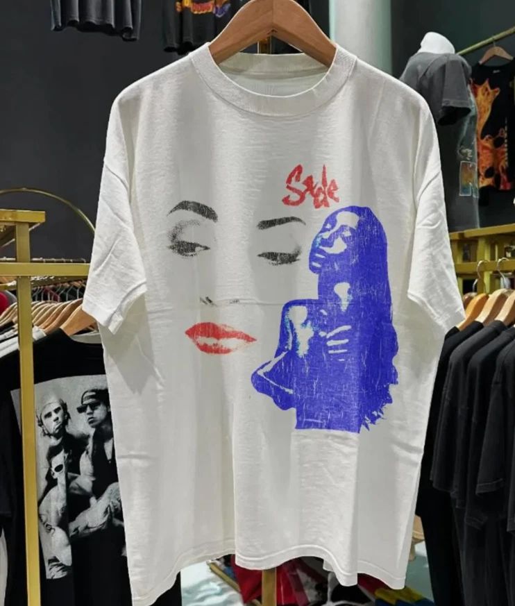 Sade Vintage 90s T-Shirt, Sade Concert Shirt, Sade Pop Music Fan shirt Unisex T-shirt, Sweatshirt, Hoodie, Long Sleeve Tee - T-Shirt, Sweatshirt, Hoodie