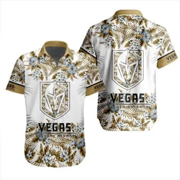 Vegas Golden Knights Floral Majesty Hawaiian Shirt Unisex T-shirt, Sweatshirt, Hoodie, Long Sleeve Tee - T-Shirt, Sweatshirt, Hoodie