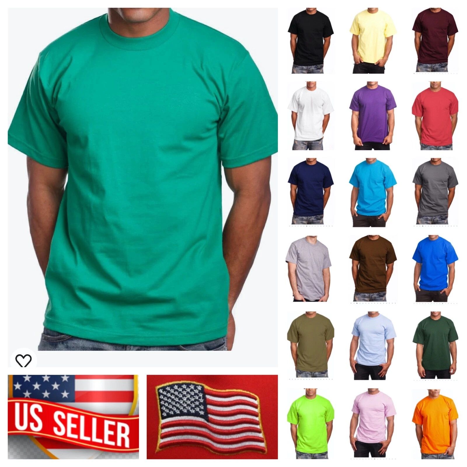 Mens T-Shirt Lot MAX HEAVY WEIGHT Crew Neck S-7X  LT-5XLT Big Tall Plain Tee Unisex T-shirt, Sweatshirt, Hoodie, Long Sleeve Tee - T-Shirt, Sweatshirt, Hoodie