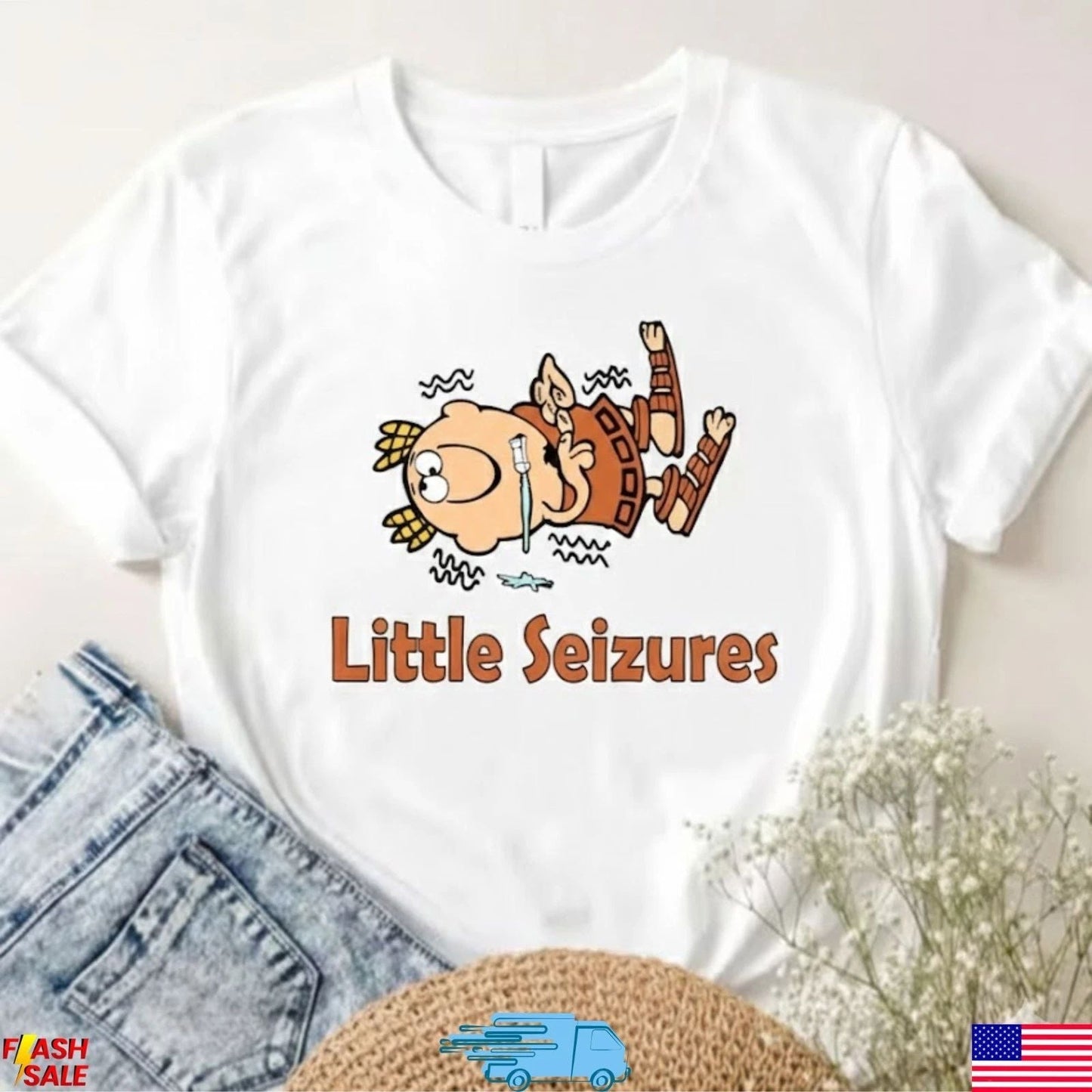 Little Seizures Shirt, Funny Little Caesars, Pizza Pun Shirt Unisex T-shirt, Sweatshirt, Hoodie, Long Sleeve Tee - T-Shirt, Sweatshirt, Hoodie
