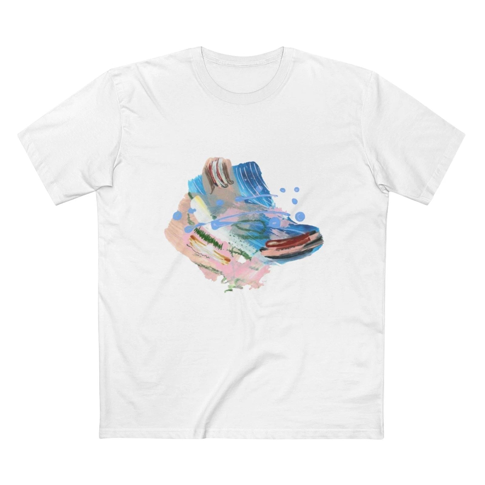 Abstract Watercolor Sneaker Graphic Tee | Artistic Streetwear T-Shirt Unisex T-shirt, Sweatshirt, Hoodie, Long Sleeve Tee - T-Shirt, Sweatshirt, Hoodie