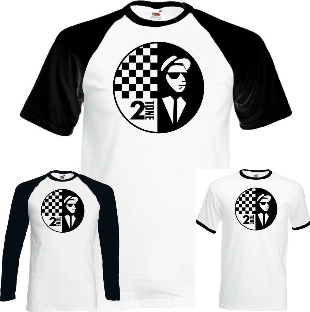 2Tone T-Shirt Rude Boy Two Tone 2 Tone Ska Music Records Top Unisex T-shirt, Sweatshirt, Hoodie, Long Sleeve Tee - T-Shirt, Sweatshirt, Hoodie