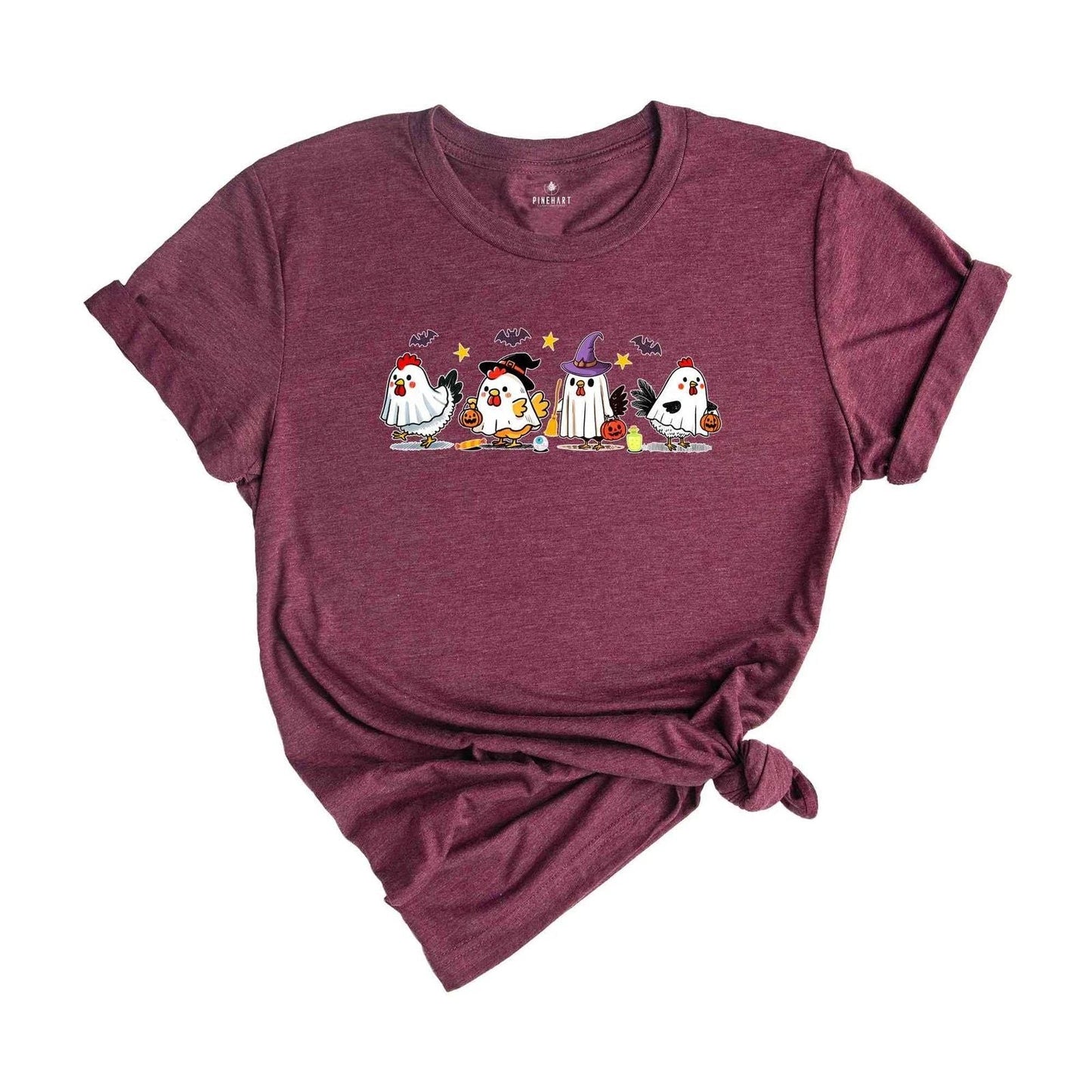 Cute Halloween Chicken Shirt, Chicken Lover Halloween Gift, Farmer Halloween Shi Unisex T-shirt, Sweatshirt, Hoodie, Long Sleeve Tee - T-Shirt, Sweatshirt, Hoodie